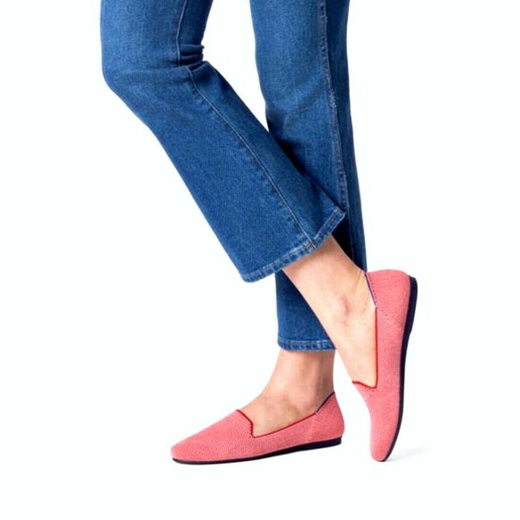 NEW Rothy's Flat Loafers Size 6.5 Red Lollipop - Picture 12 of 12